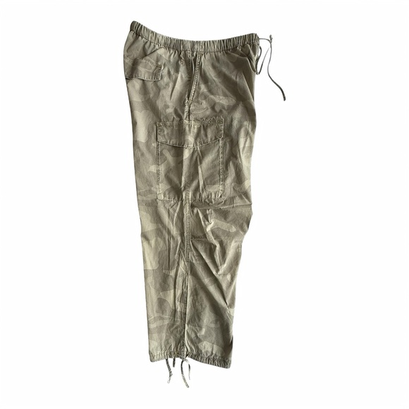 Pilcro Printed Camo Parachute Pants W’s M Cargo Utility Cotton - Anthropologie - Picture 11 of 12